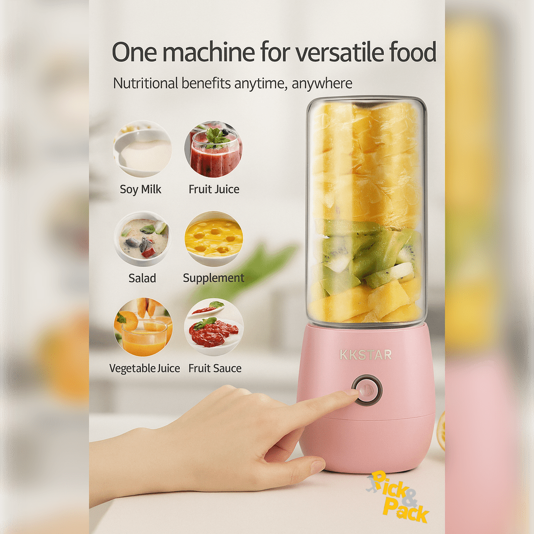 Wireless Portable Electric Fruit & Vegetable Juicer - Image 3