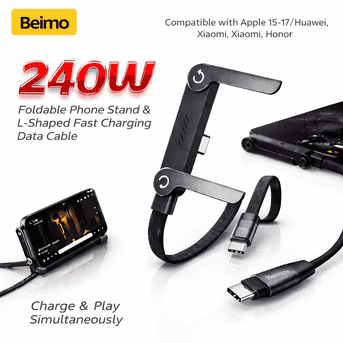 Beimo 240W Bracket Fast Charging Data Cable Holder