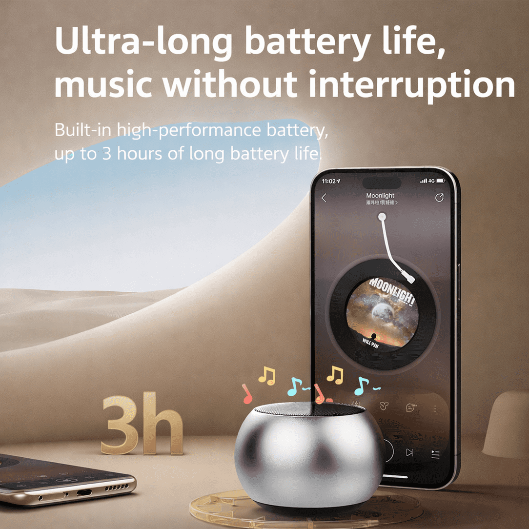 JBL M3 Mini Portable Bluetooth Speaker Metal Body - Image 4